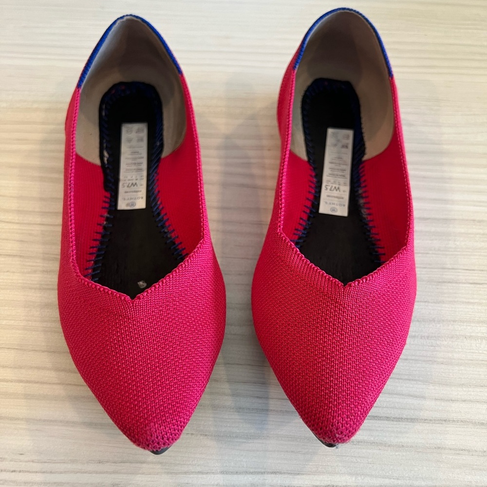 Rothy’s Point HOT PINK - Great Used Condition